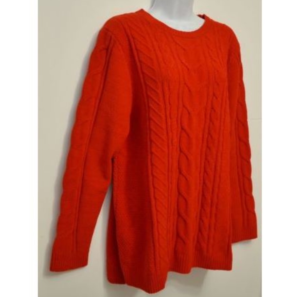 J. Jill Cable Knit Pullover Sweater Relaxed XL